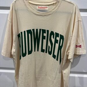 PacSun Budweiser Beige T-Shirt